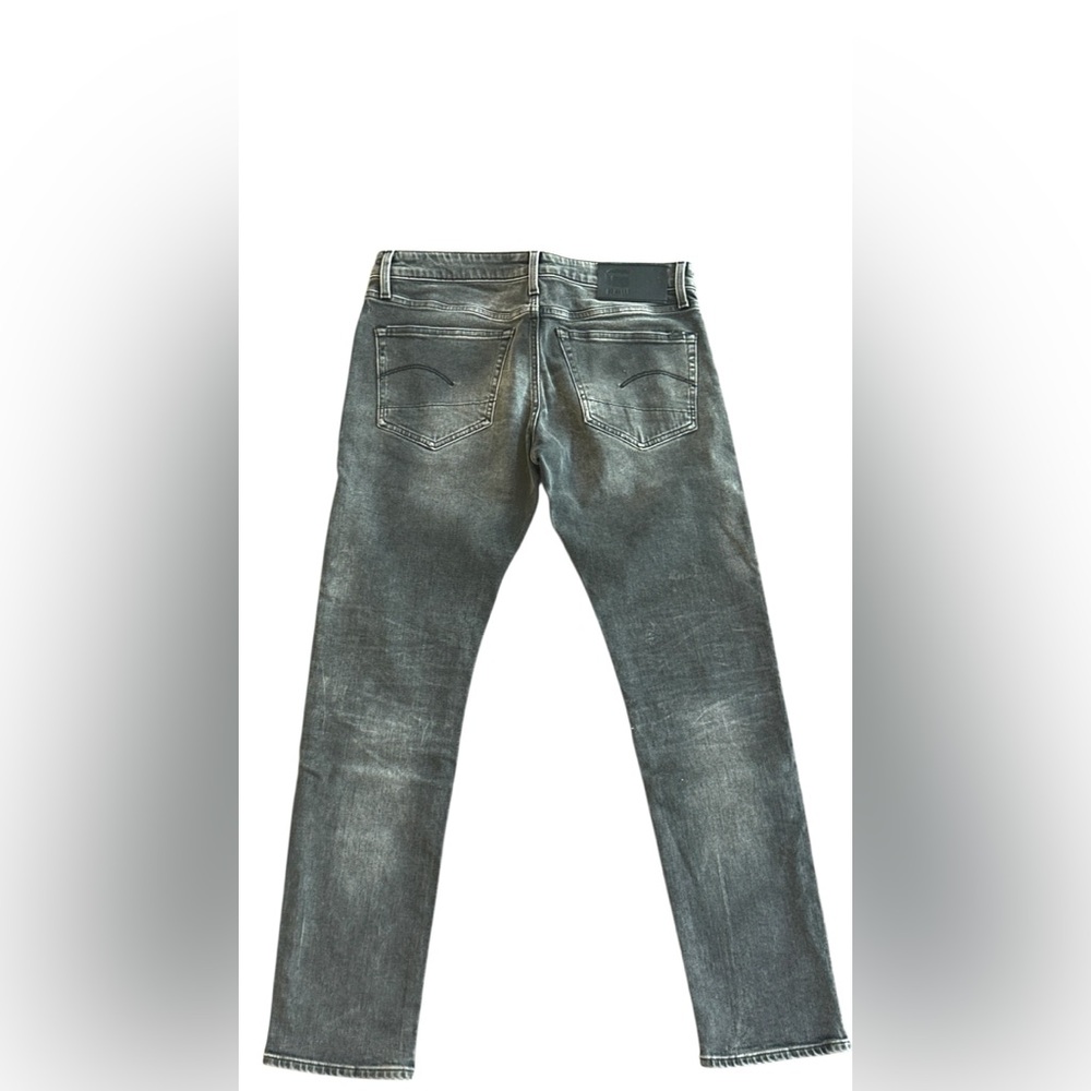 G-Star Raw Slim Gray Jeans Size 32 Men’s Stretch Denim - Picture 7 of 13